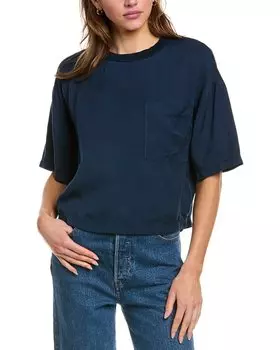 Футболка Stateside Dove с принтом «Свободный», синий