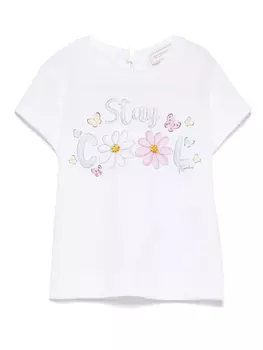 Футболка Stay Cool Monnalisa, белый