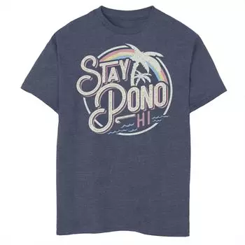 Футболка Stay Pono Beach Surf с рисунком для мальчиков 8–20 лет Licensed Character
