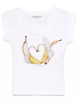 Футболка Stella McCartney Banana, белый