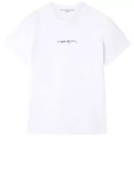 Футболка Stella Mccartney Embroidered, белый