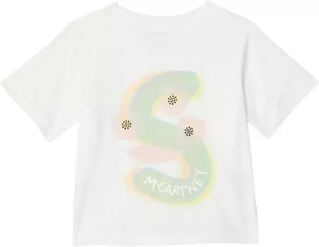 Футболка Stella Mccartney Tee with Overlayer S Print, белый