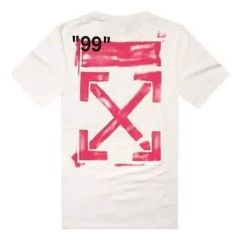 Футболка stencil logo t-shirt 'white' Off-White, белый