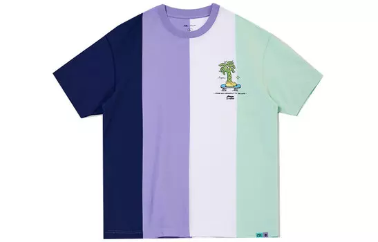Футболка Steven Harrington X Skateboard унисекс многоцветная Lining, цвет Multicolor
