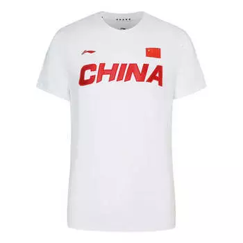 Футболка стиль жизни спортивная одежда премиум футболка Li-Ning, белый