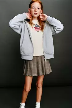 Футболка stitch disney ZARA, экрю
