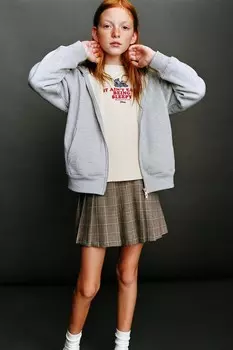 Футболка stitch disney ZARA, экрю