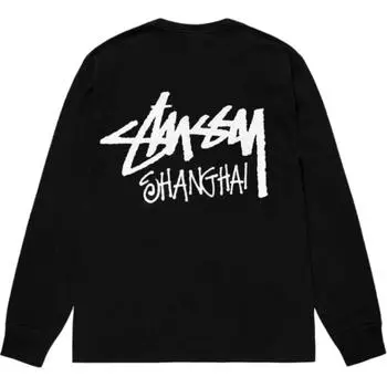 Футболка Stock LA Ls Stussy, черный