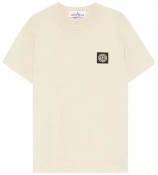 Футболка Stone Island Compass Patch Logo T-Shirt 'Ivory', кремовый