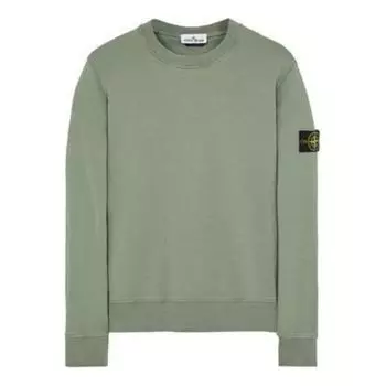 Футболка STONE ISLAND Crewneck Sweatshirt 'Sage', зеленый