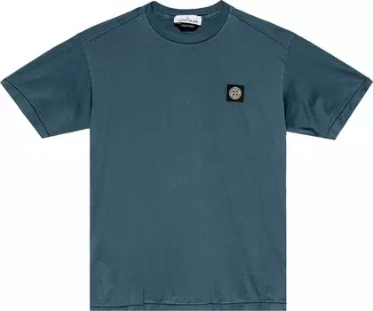 Футболка Stone Island Logo T-Shirt 'Cobalt Blue', синий