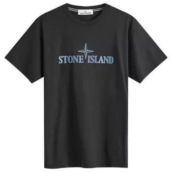 Футболка Stone Island Logo T-Shirt, черный