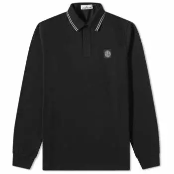 Футболка Stone Island Long Sleeve Patch Polo