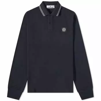 Футболка Stone Island Long Sleeve Patch Polo