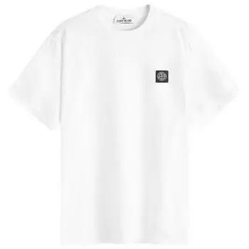 Футболка Stone Island Patch T-Shirt, белый