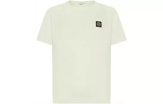 Футболка Stone Island с логотипом, желто-зеленый