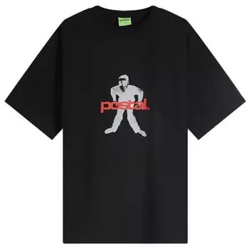 Футболка «Стоп» Postal, черный