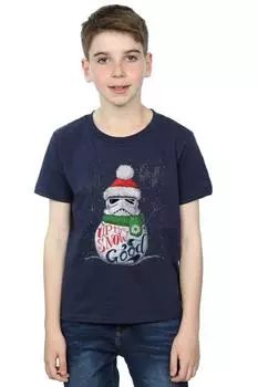 Футболка Stormtrooper Up To Snow Good Star Wars, темно-синий