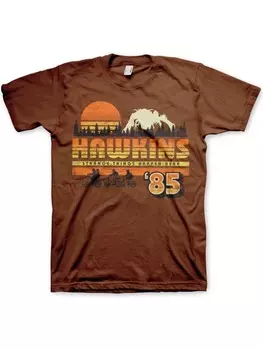 Футболка Stranger Things, коричневый