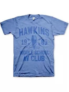 Футболка Stranger Things, синий