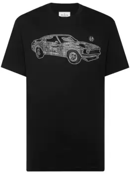 Футболка Strass Cars Racing Philipp Plein, черный