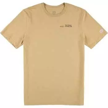 Футболка Strata Map мужская Topo Designs, коричневый