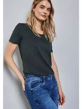 Футболка Street One, цвет basic t-shirt 'style gerda' grn