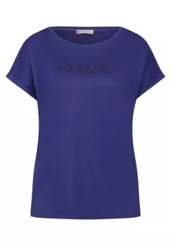 Футболка STREET ONE, цвет Plum/Dark purple