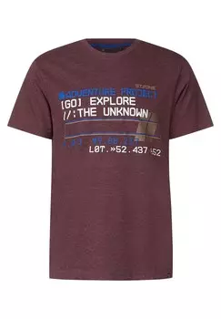 Футболка Street One MEN, бургундия