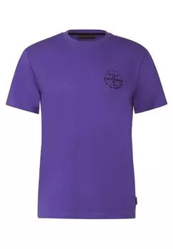 Футболка Street One MEN, фиолетовый