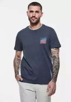 Футболка STREET ONE MEN из чистого хлопка, синий