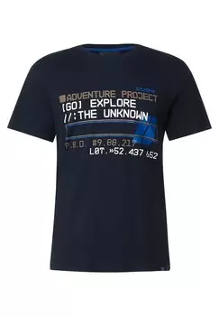 Футболка Street One MEN, ночной синий