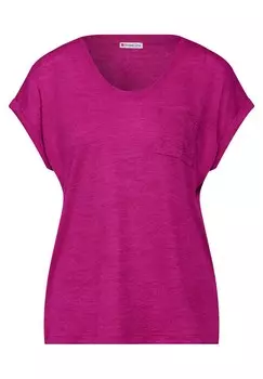 Футболка Street One, пятнистый розовый