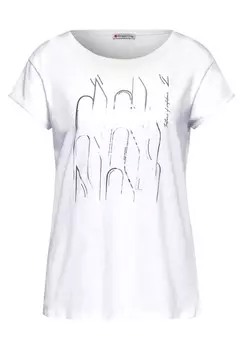 Футболка STREET ONE Shirt, белый