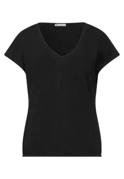 Футболка STREET ONE Shirt, черный