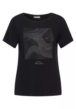 Футболка STREET ONE Shirt, черный