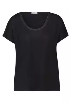 Футболка STREET ONE Shirt, черный