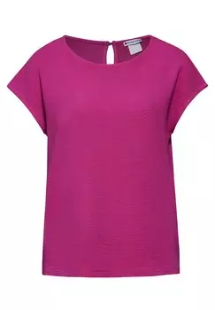 Футболка STREET ONE Shirt, цвет dark pink