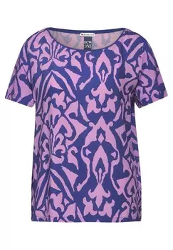 Футболка STREET ONE Shirt, фиолетовый