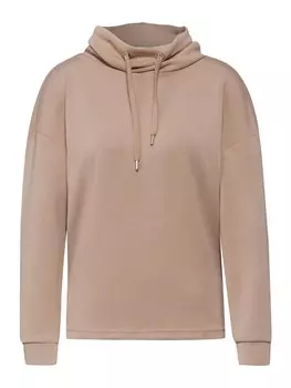 Футболка Street One Shirt im Silk Look' Braun