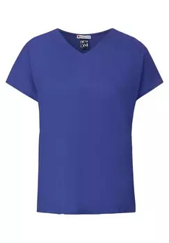Футболка STREET ONE Shirt, морской синий