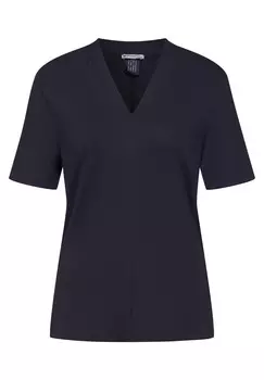 Футболка STREET ONE Shirt, ночной синий