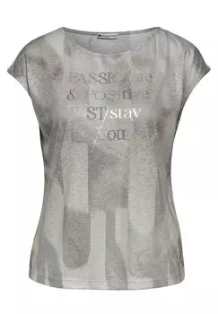 Футболка STREET ONE Shirt, серый