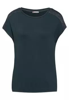 Футболка STREET ONE Shirt, темно-зеленый