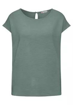Футболка STREET ONE Shirt, зеленый