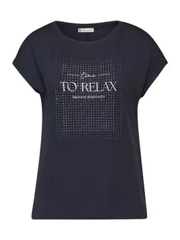 Футболка Street One T-Shirt, цвет night sky blue