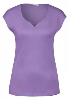 Футболка STREET ONE, темно-фиолетовый