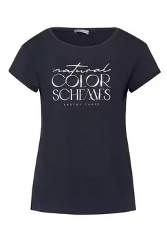 Футболка Street One, темно-синий