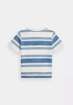 Футболка STRIPED COTTON JERSEY TEE Ralph Lauren, синий