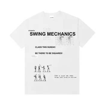 Футболка Students Swing Mechanics Tee 'White', белый